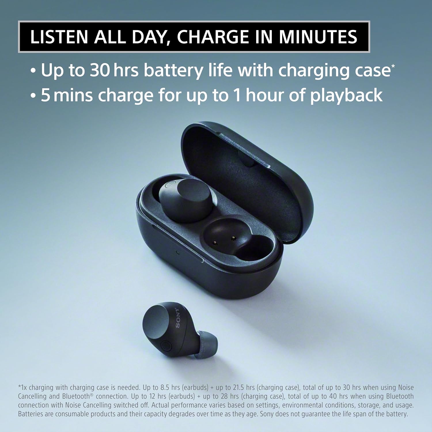 Sony WF-C710N Truly Wireless Noise-Canceling Earbuds
