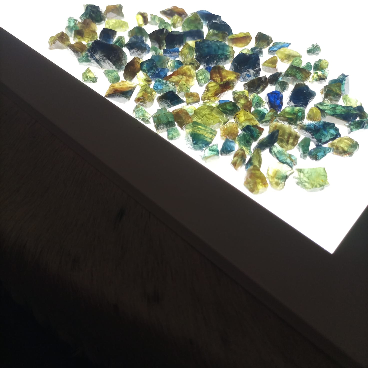 Rough Semi Gem Sapphire Kenya Africa Mixed Colors