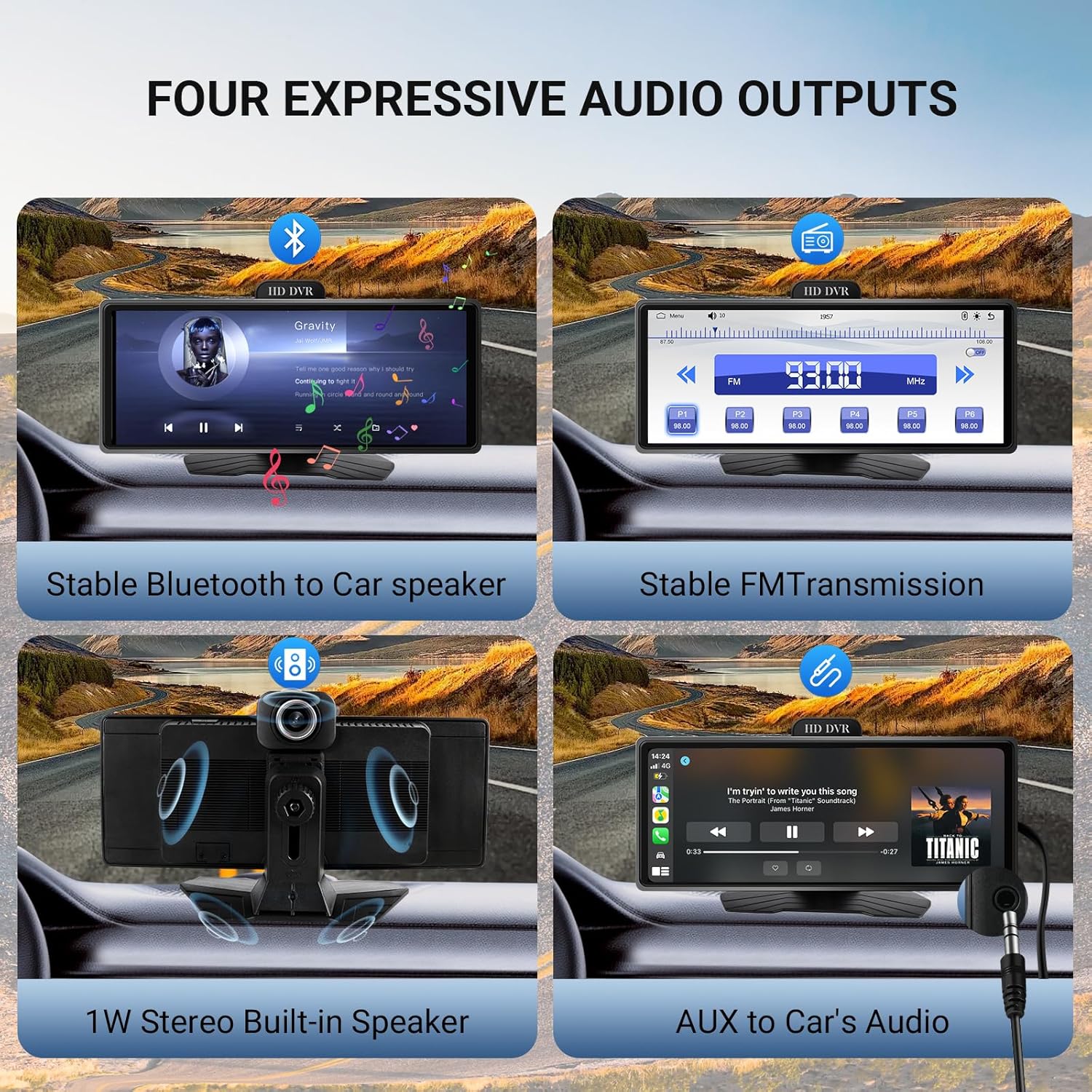 Wireless Apple CarPlay & Android Auto