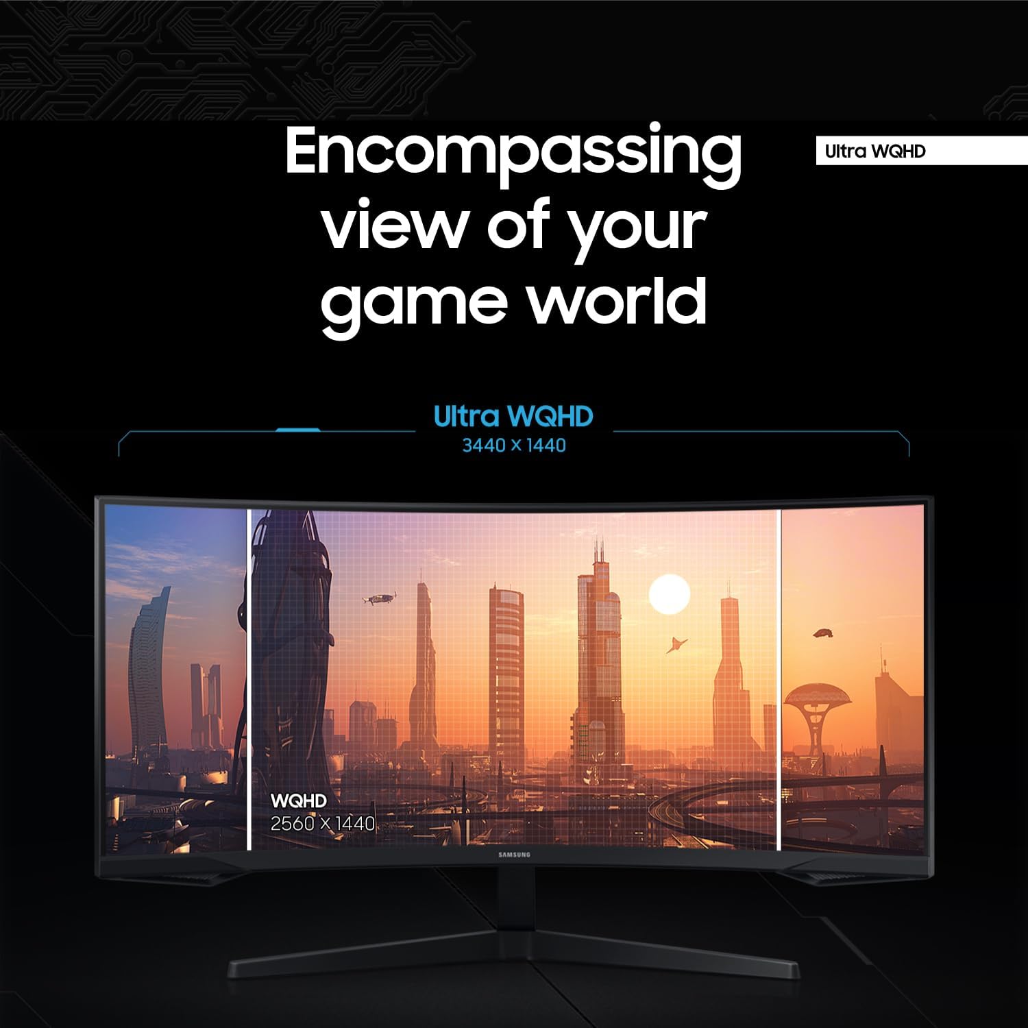 Samsung 34' Odyssey G5 Ultra-Wide Gaming Monitor